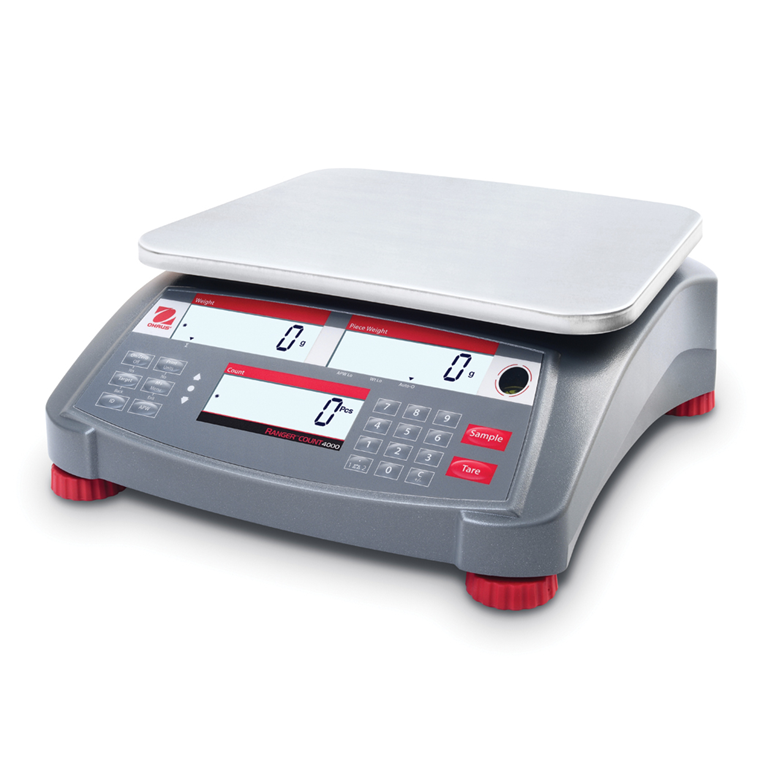 Ohaus Ranger 4000 RC41M3 3kg x 0.1g Industrial Counting Scale