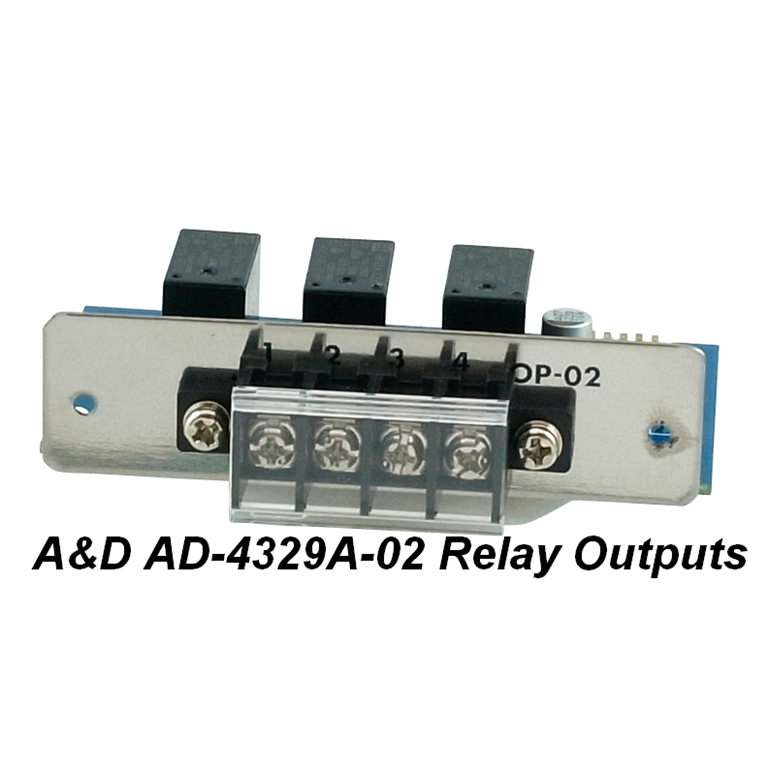 A&D AD-4329A-02 Relay Outputs