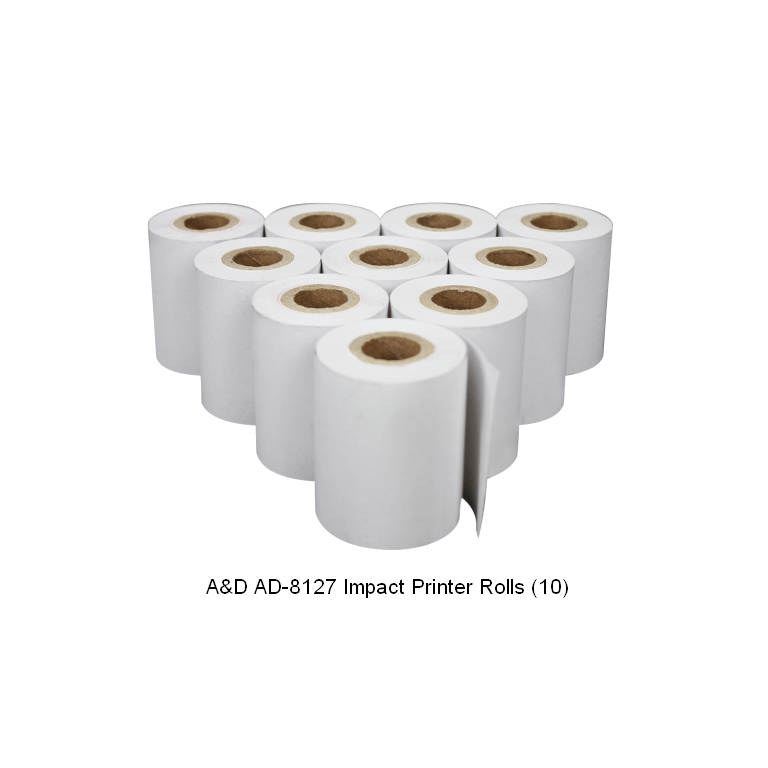 A&D AX-PP137S Plain Printer Paper (10 rolls)