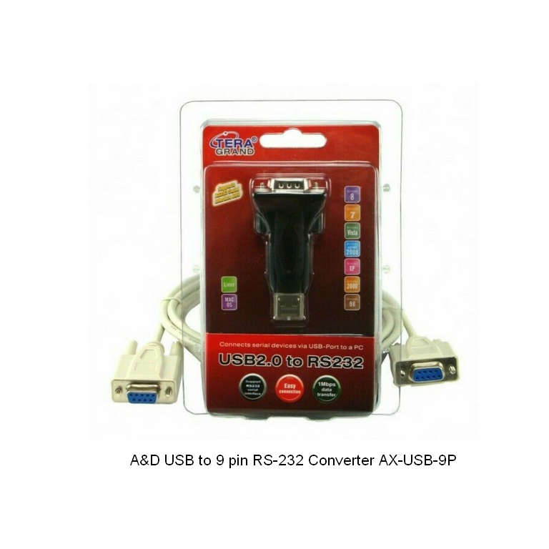 A&D AX-USB-9P USB to 9 pin RS-232 Converter