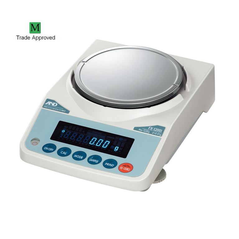 A&D FZ-1200i-EC Precision Balance - Trade Approved