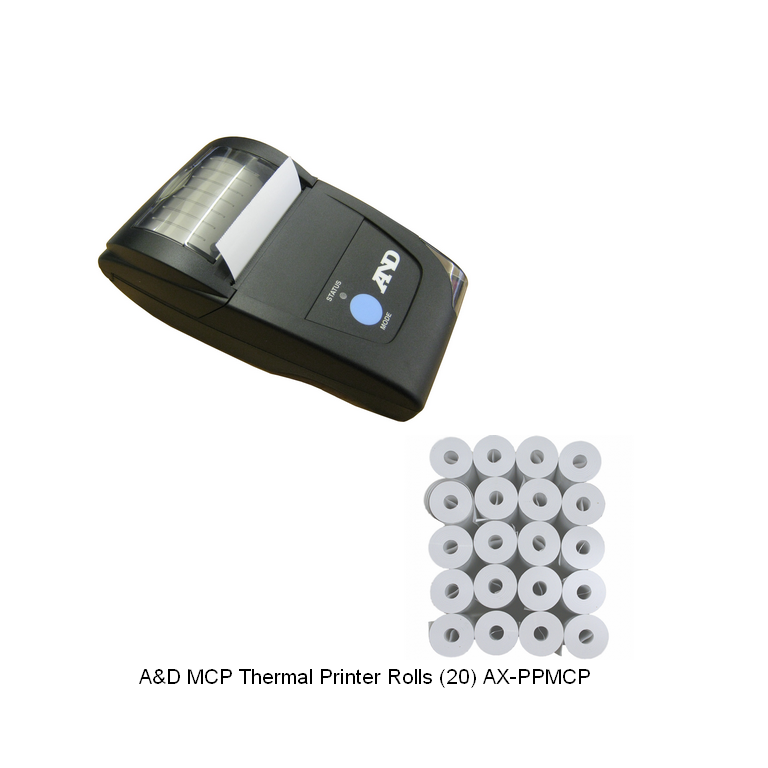 A&D MCP Thermal Printer Rolls (20) AX-PPMCP