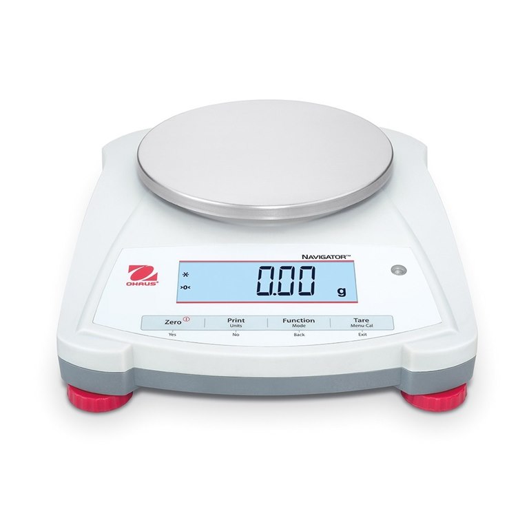 Ohaus Navigator NV Balances Round Pan