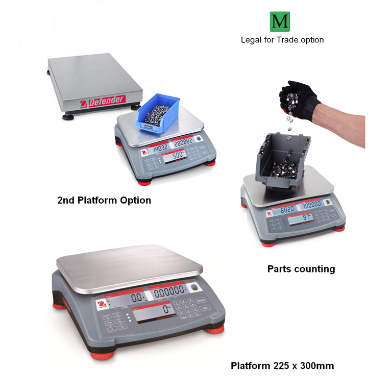 Ohaus Ranger 3000 Counting Scale High accuracy counting parts