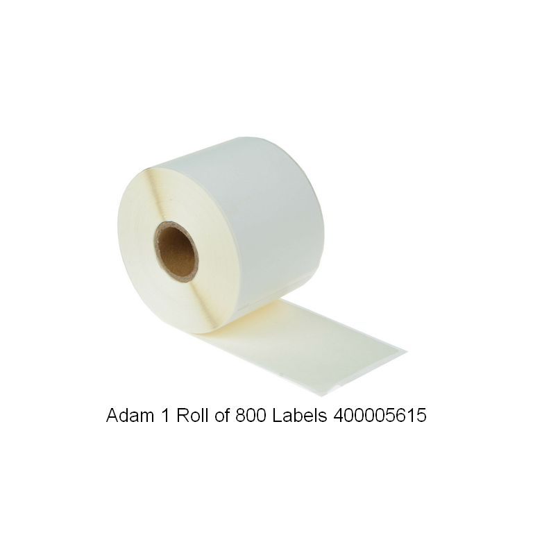 Adam 400005615 1 roll of 800 labels 