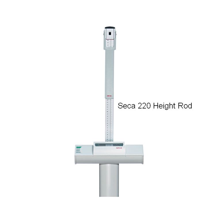 Seca 220 Telescopic measuring rod fitted to scale