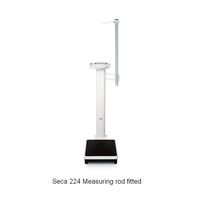 Seca 224 Telescopic Height Rod with Seca 755