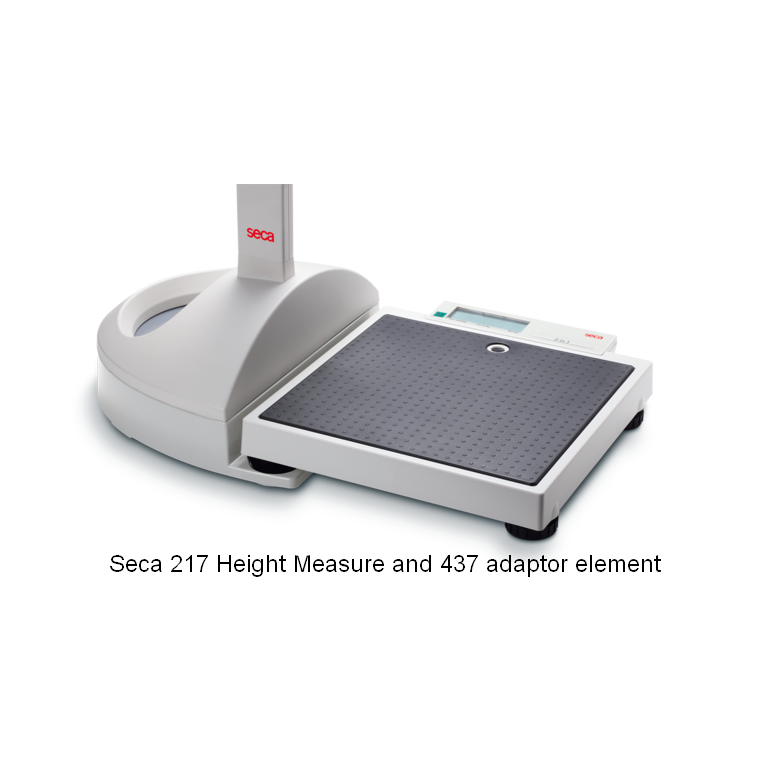 Seca 217 Height Measure with 437 Adaptor Plate