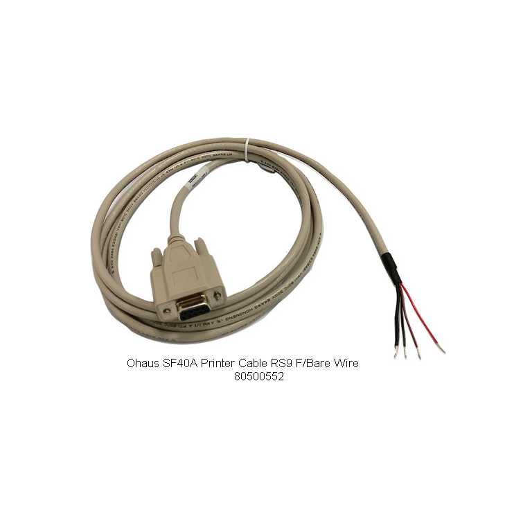 Ohaus SF40A Printer Cable 80500552