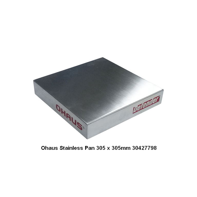 Ohaus Pan 305 x 305 mm 304 stainless steel 30427798