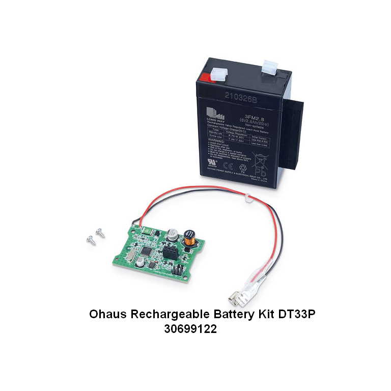 Ohaus Rechargeable Battery Kit DT33P 30699122 P models only.