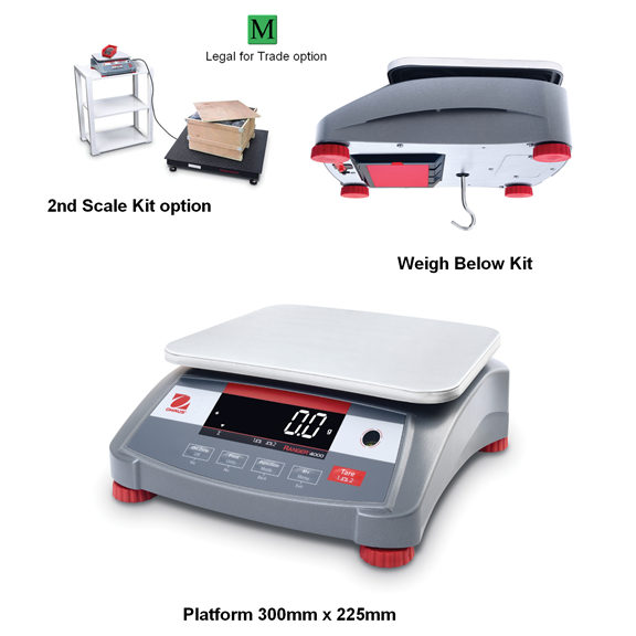 Ohaus Valor 4000 Food Scale - Choice of range and resolution